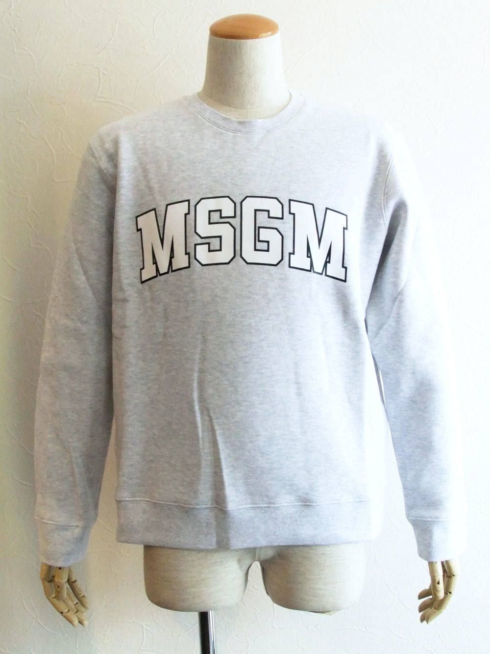 ロゴプリント スウェットトレーナー (GRAY) MM178-184799