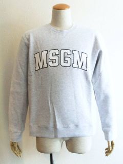 ロゴプリント スウェットトレーナー (GRAY) MM178-184799