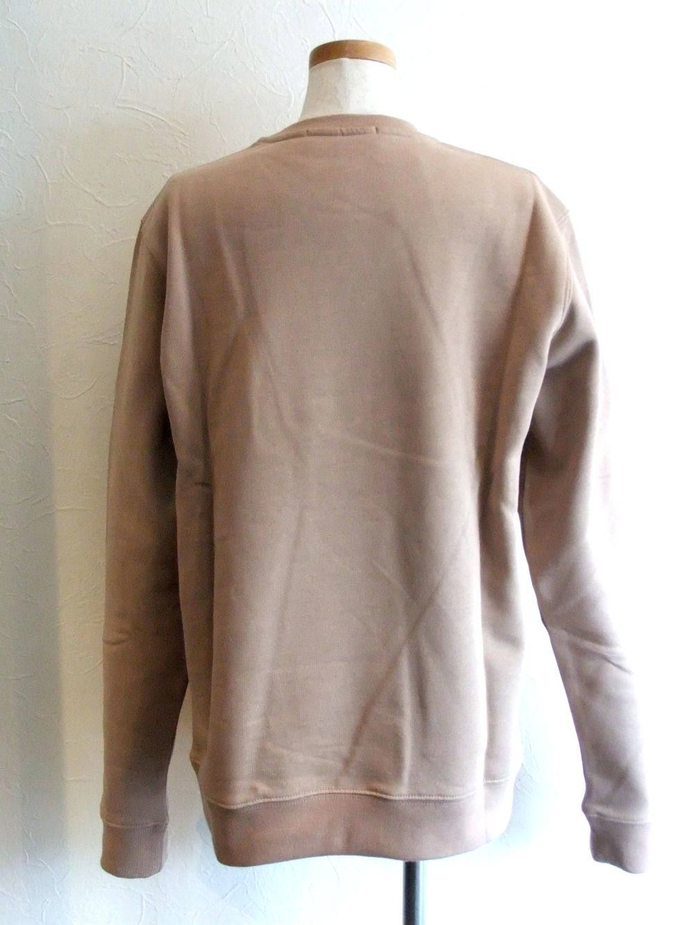 《LADIES》 ロゴプリント スウェットトレーナー (ベージュ) MDM163-184799