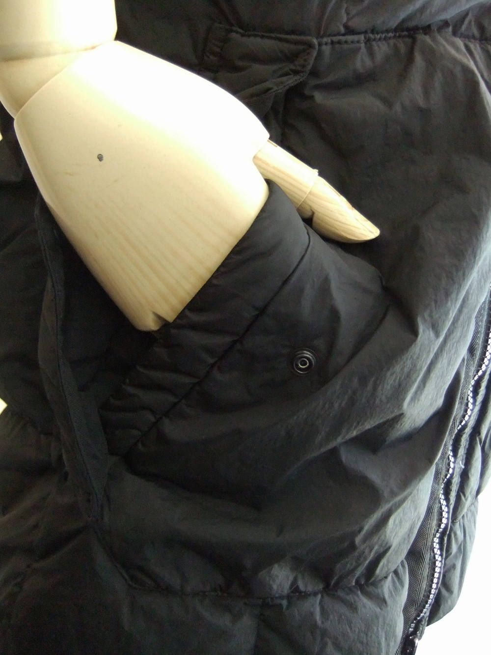 GARMENT DYED CRINKLE REPS NY DOWN ガーメントダイ ダウンブルゾン (BLACK) 41223