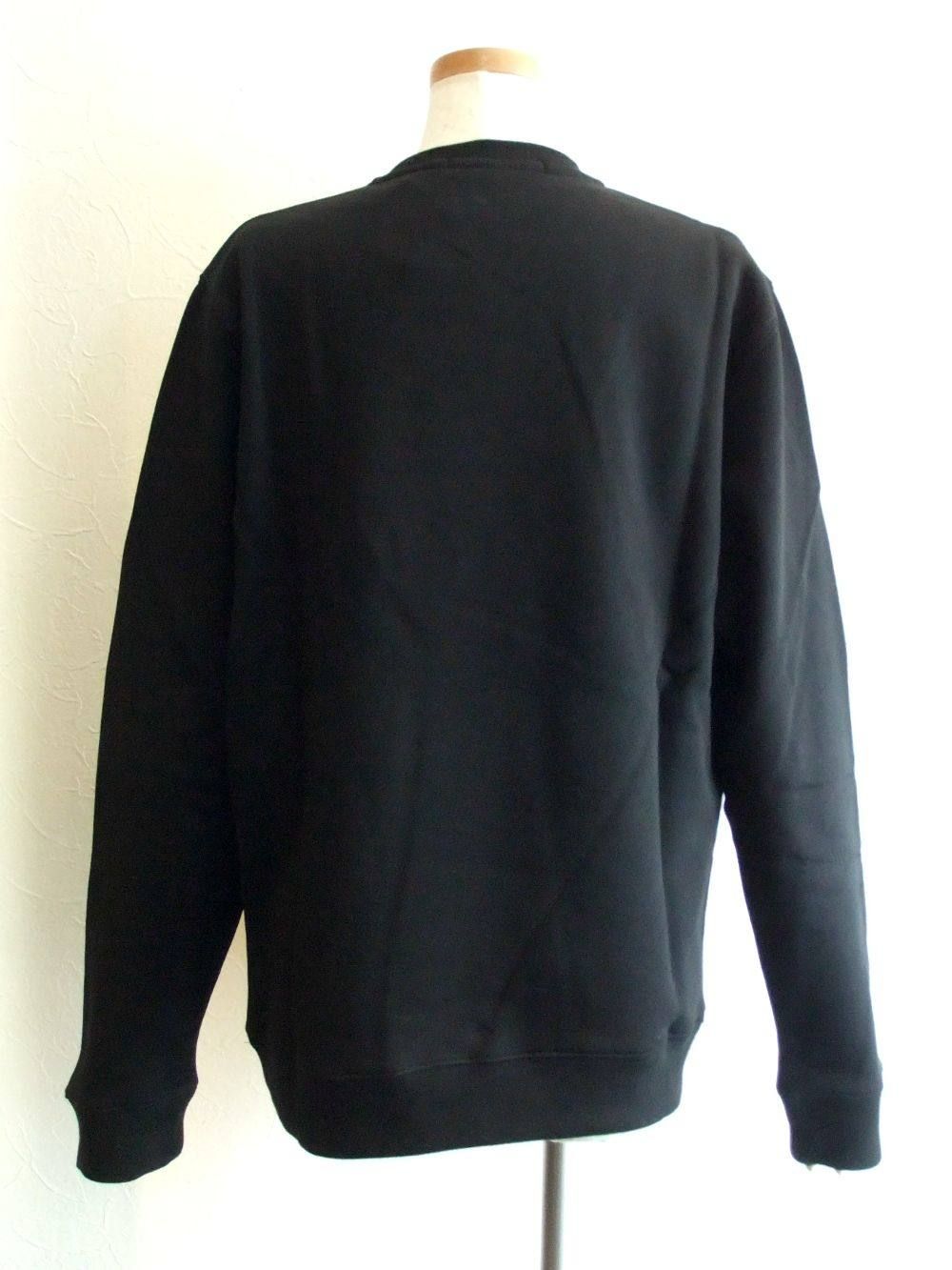 《LADIES》 ロゴプリント スウェットトレーナー (ブラック) MDM163-184799