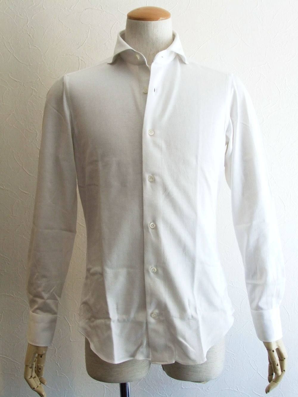 コットンジャージー シャツ (WHITE) 9G19100L84