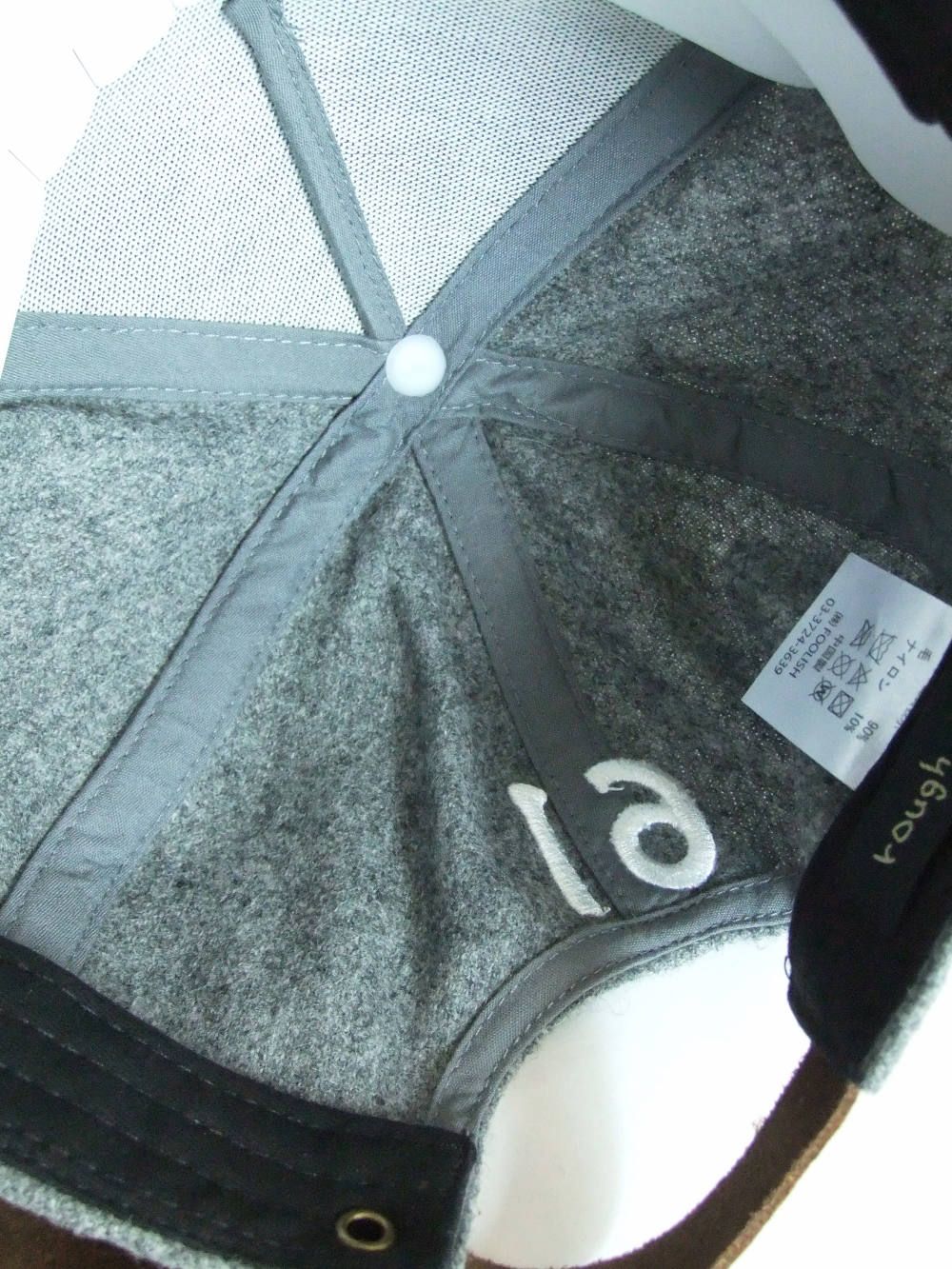 Flannel B.B Cap 2  ロゴ入りキャップ