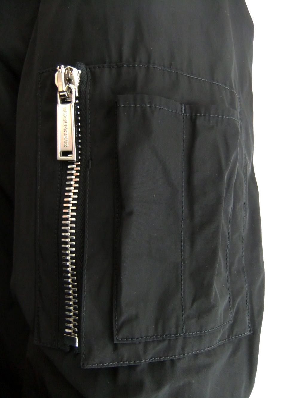 中綿 ロゴ リブブルゾン NYLON TAFFETA BOXY BOMBER S74AM0832