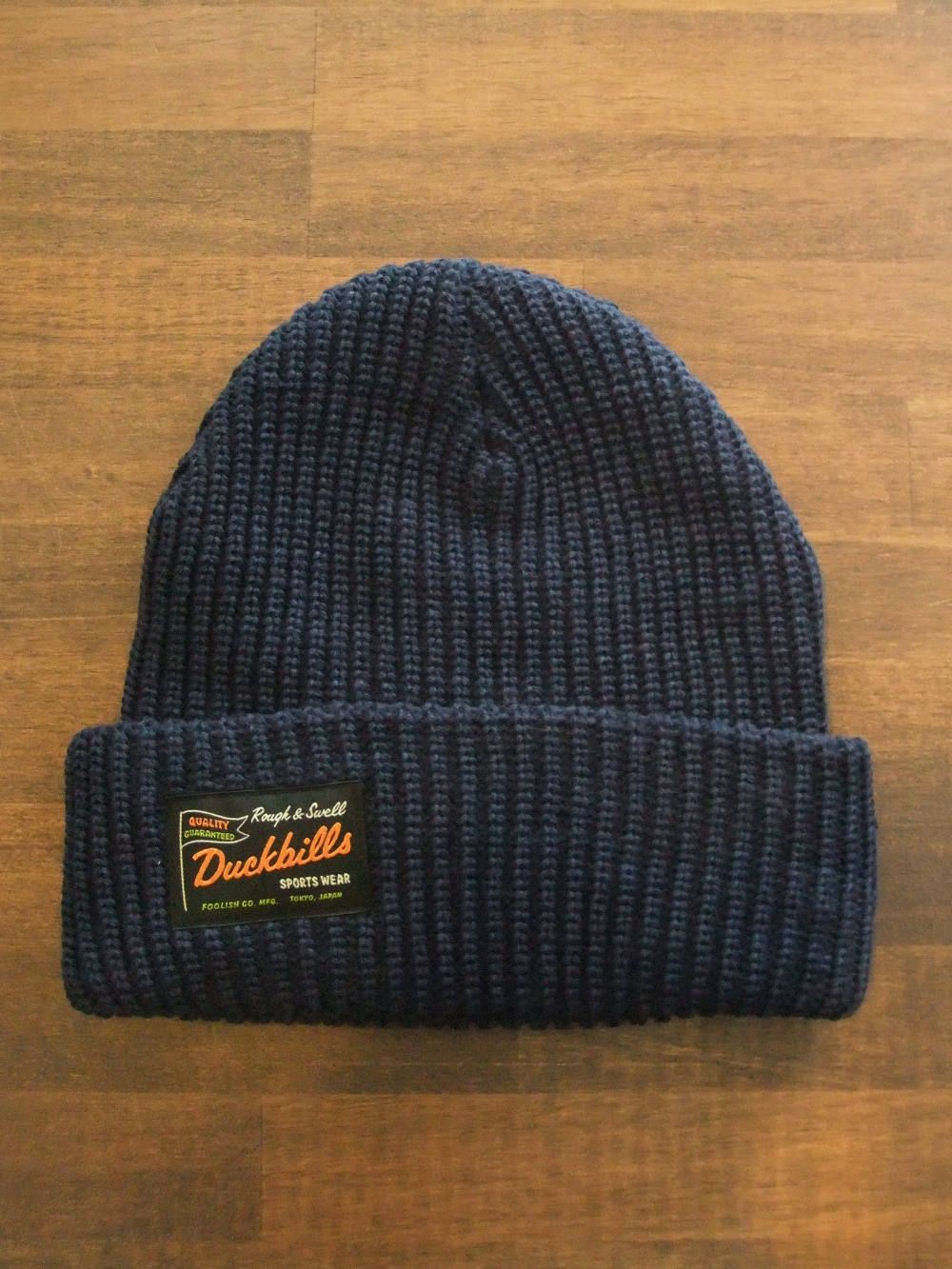 rough & swell - RS Beanie (NAVY) ニットキャップ | 4.444glad