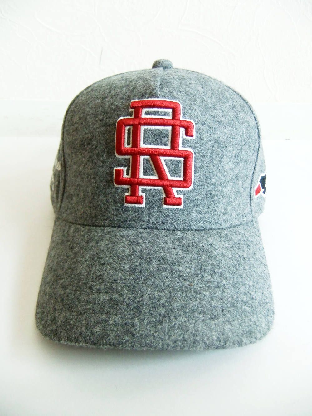Flannel B.B Cap 2  ロゴ入りキャップ