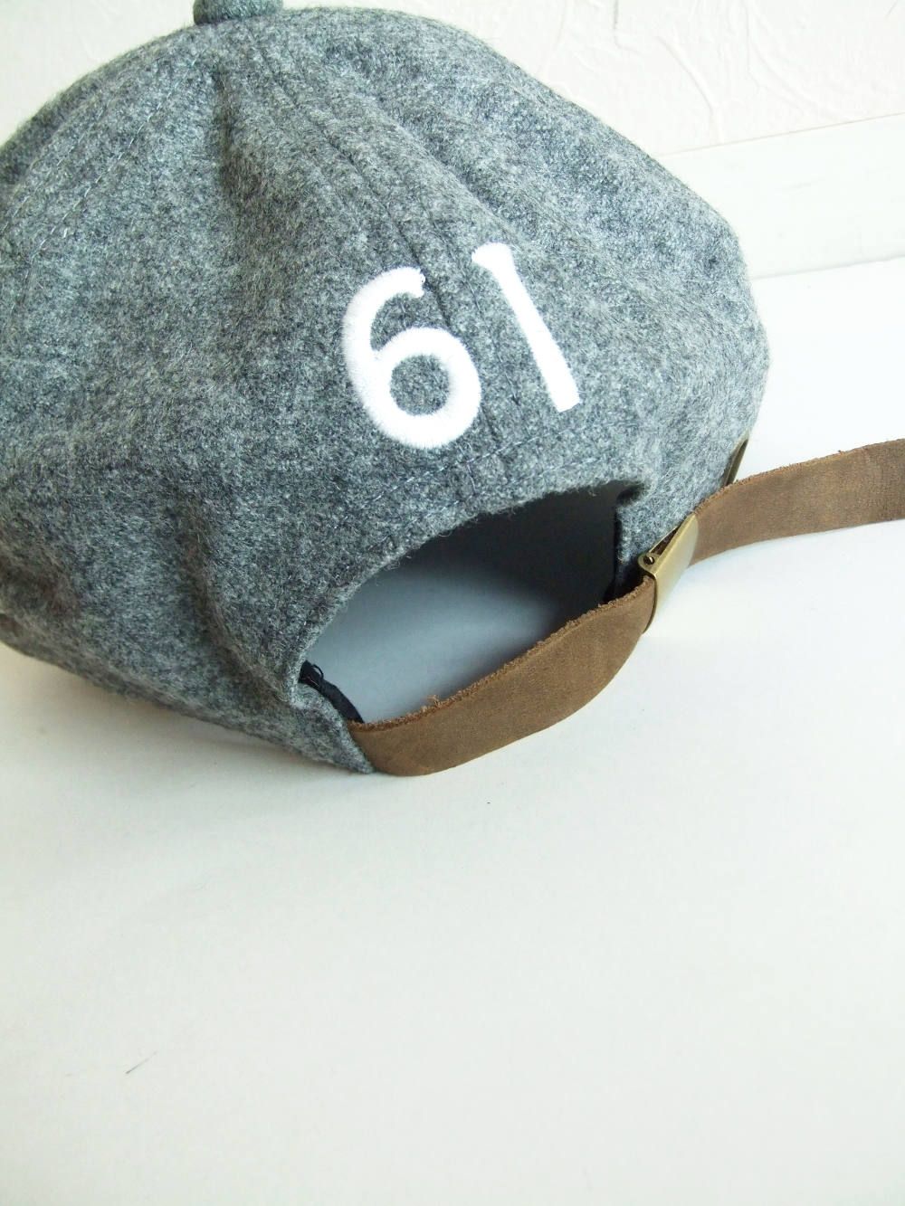 Flannel B.B Cap 2  ロゴ入りキャップ