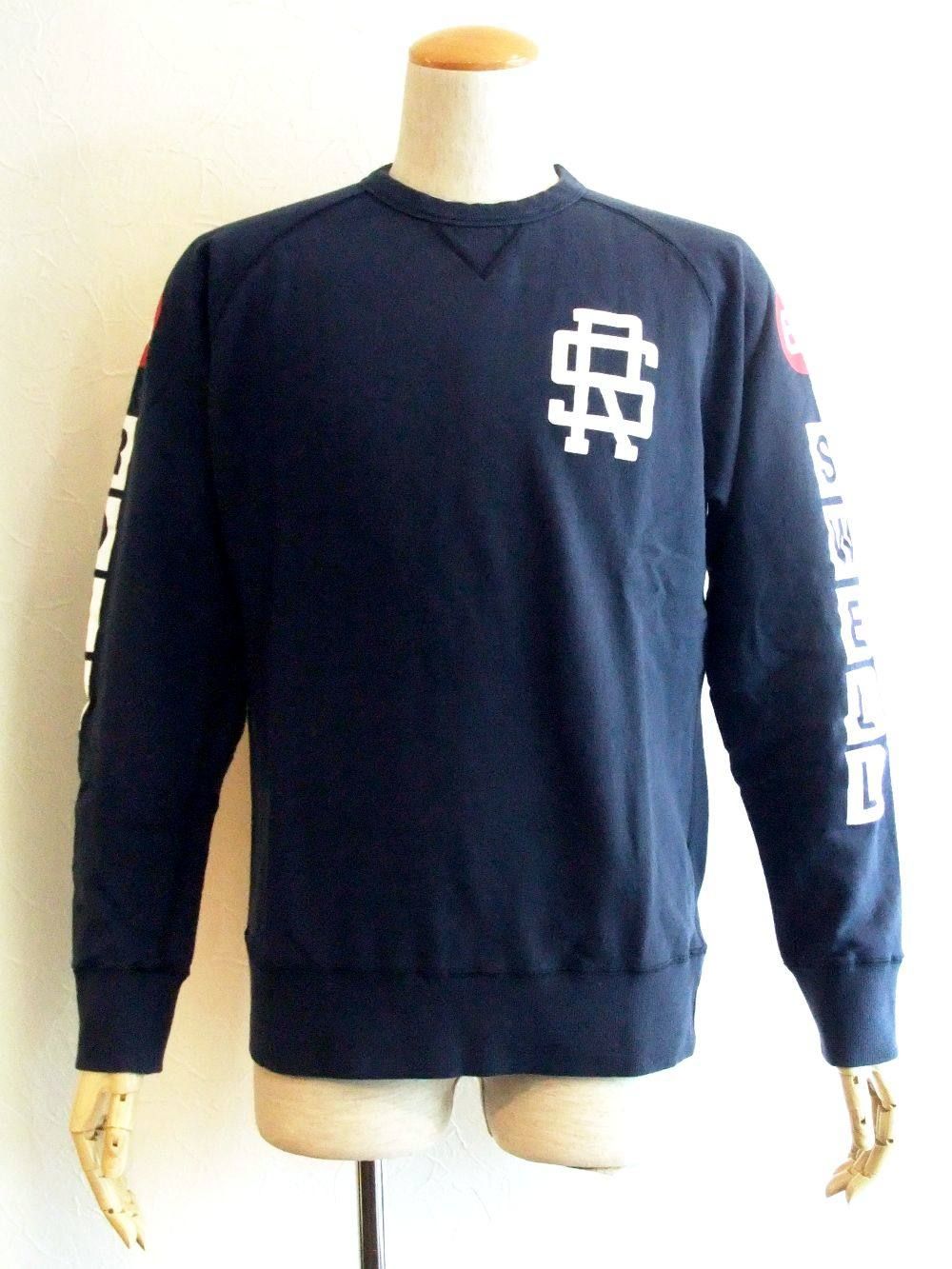 Atlanta Sweat ヴィンテージ裏毛トレーナー (NAVY)