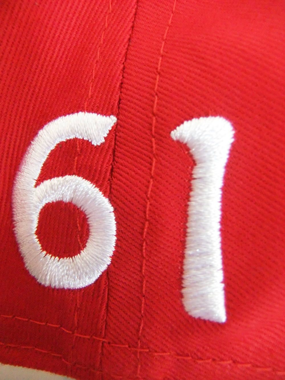 Stamp B.B Cap (RED)  ロゴ入りキャップ