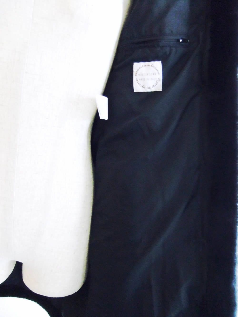 ムートンダウン ノーカラー コート  LUCREZIA   (42 size)