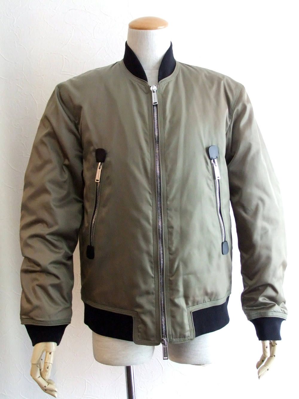 ロゴ ダウンブルゾン NYLON PUFFER PILOT BOMBER S71AM0985