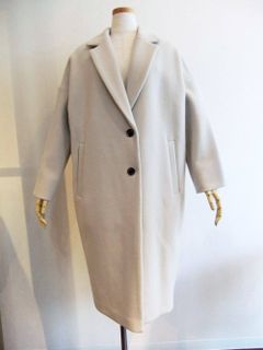 ダブル メルトン ロングコート  183017