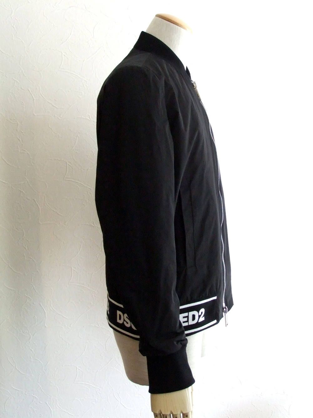 中綿 ロゴ リブブルゾン NYLON TAFFETA BOXY BOMBER S74AM0832