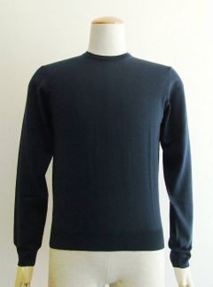 30ゲージ クルーネック セーター (NAVY)