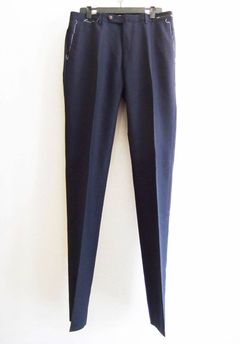 The ELEGANCE of IRONY (NAVY)   ウール テーパードパンツ CPVF01-C033