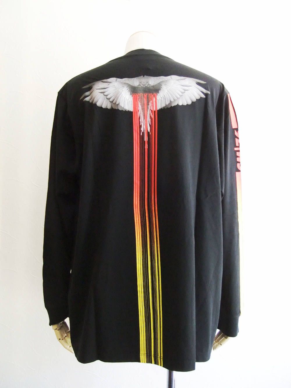 WING BARCODE  プリント L/ T-SHIRT   AB024F1800-1063/1088
