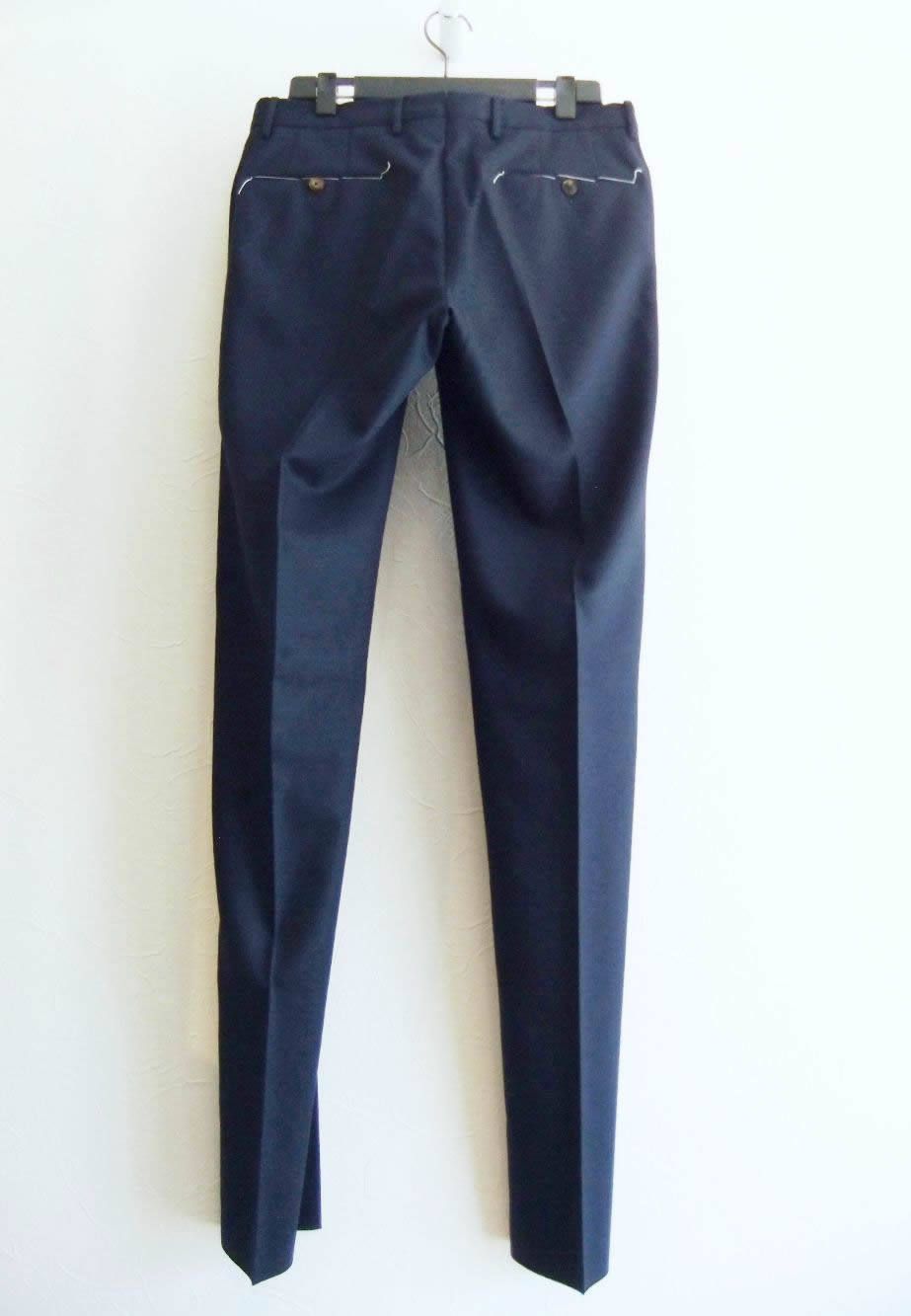 The ELEGANCE of IRONY (NAVY)   ウール テーパードパンツ CPVF01-C033