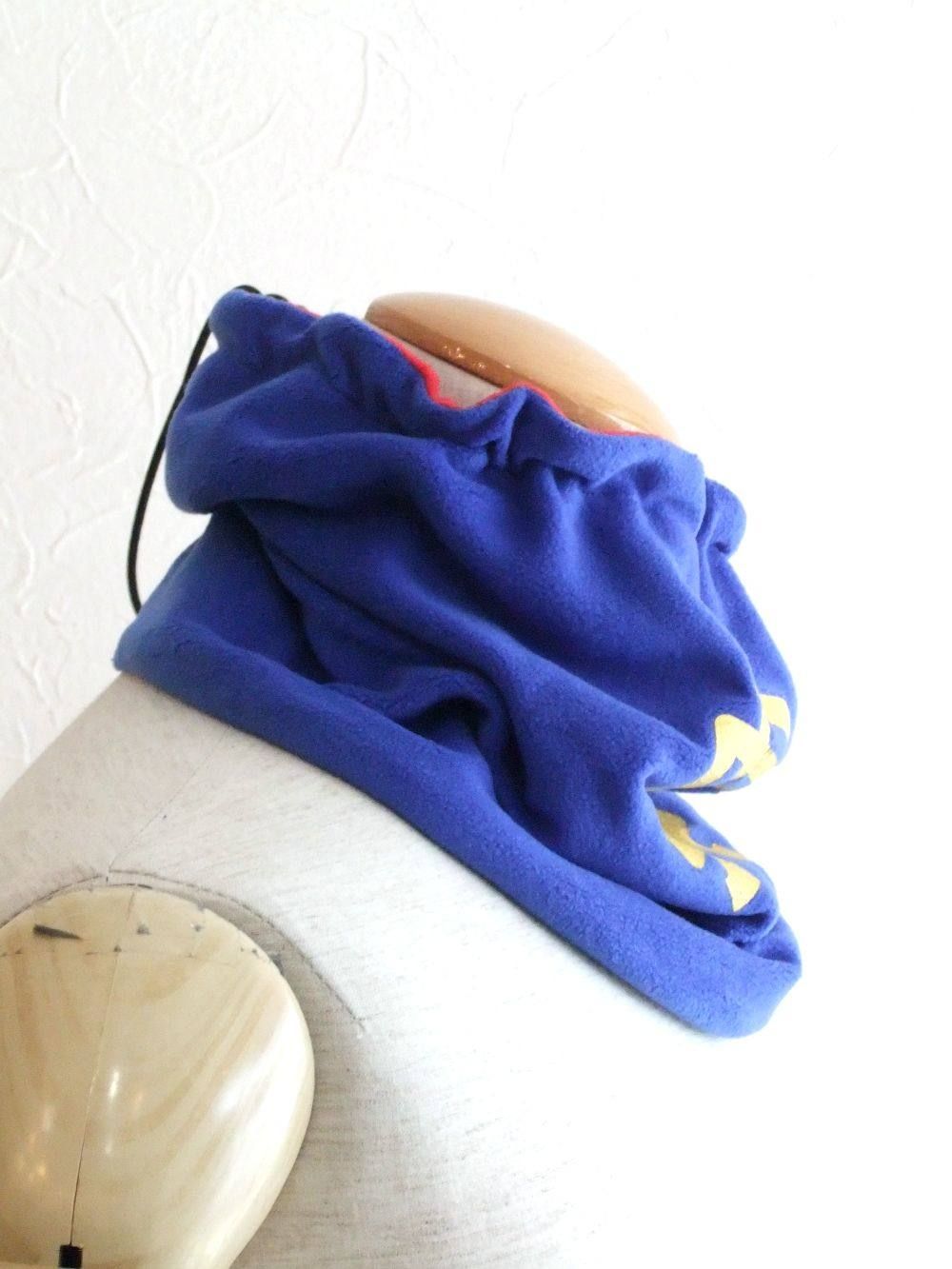 Duckbills Neck Warmer ( RED/BLUE)  フリース リバーシブル ネックウォーマー