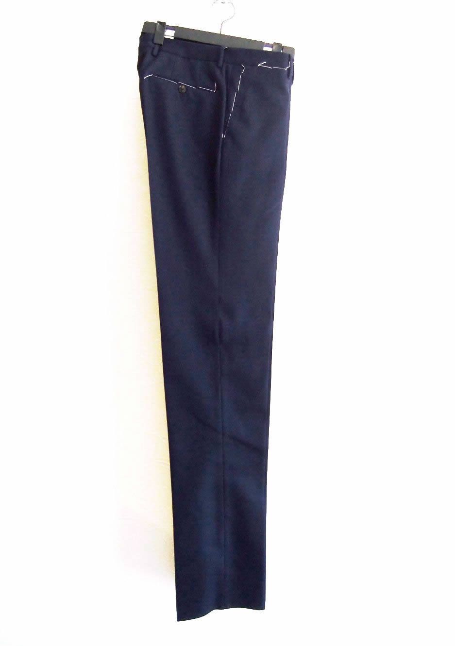 The ELEGANCE of IRONY (NAVY)   ウール テーパードパンツ CPVF01-C033