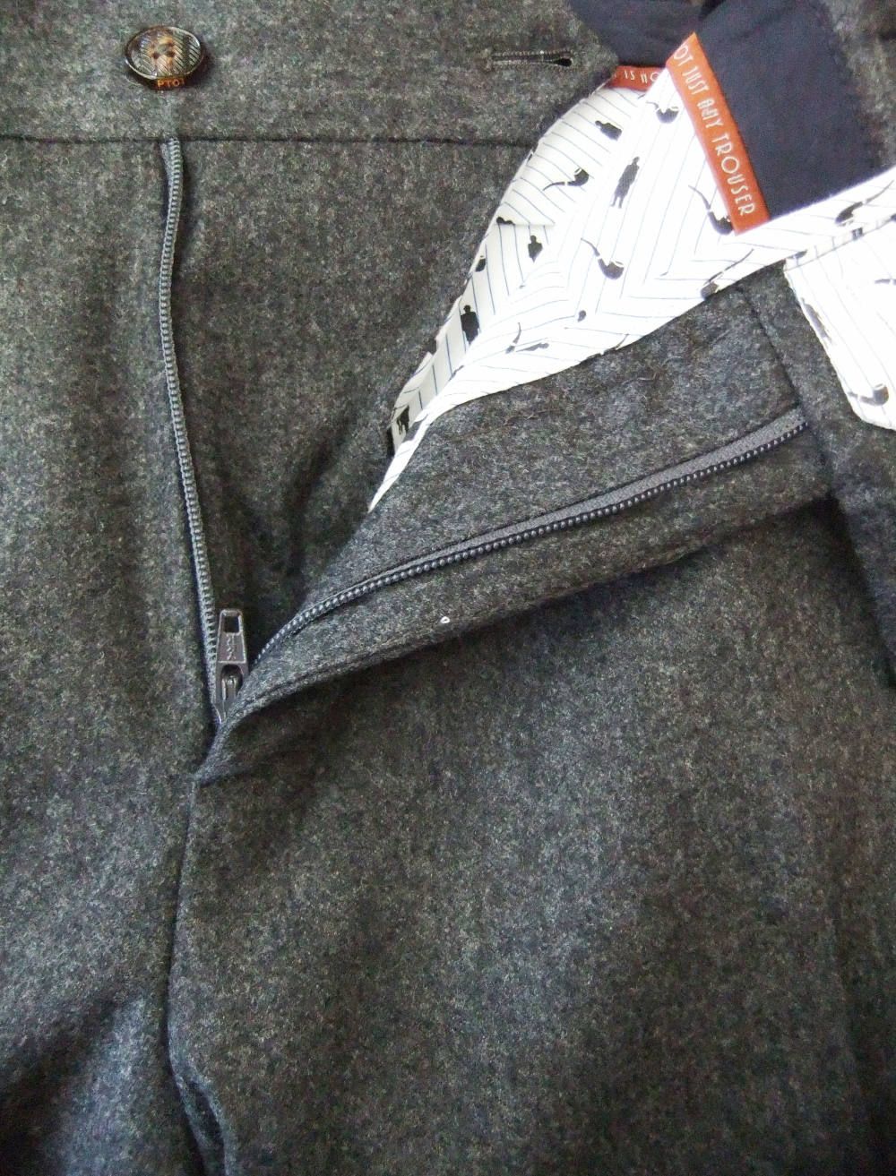 The ELEGANCE of IRONY (GRAY)   ウール テーパードパンツ CPVF01-C033