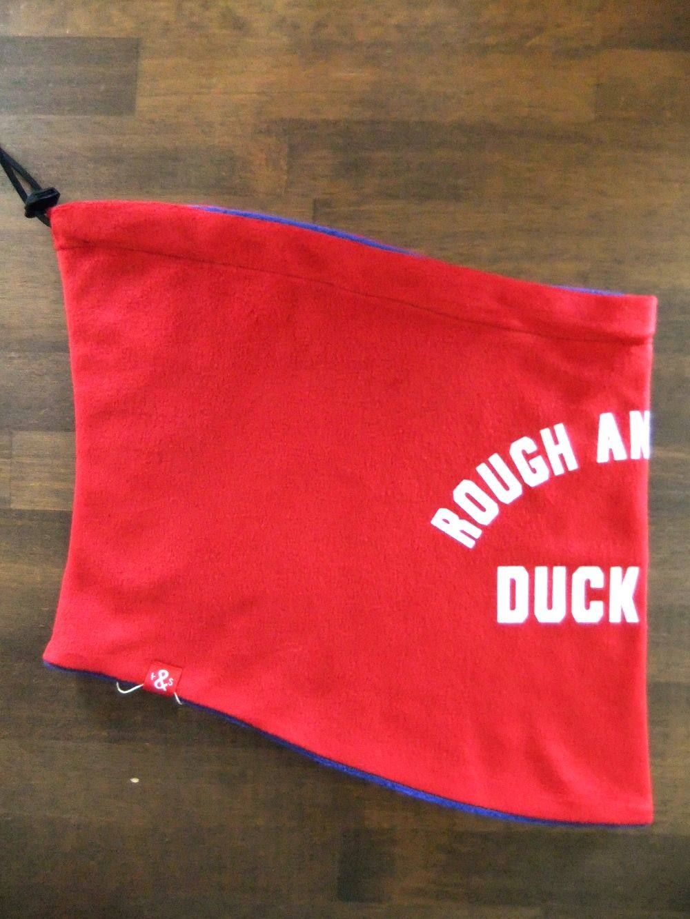 Duckbills Neck Warmer ( RED/BLUE)  フリース リバーシブル ネックウォーマー