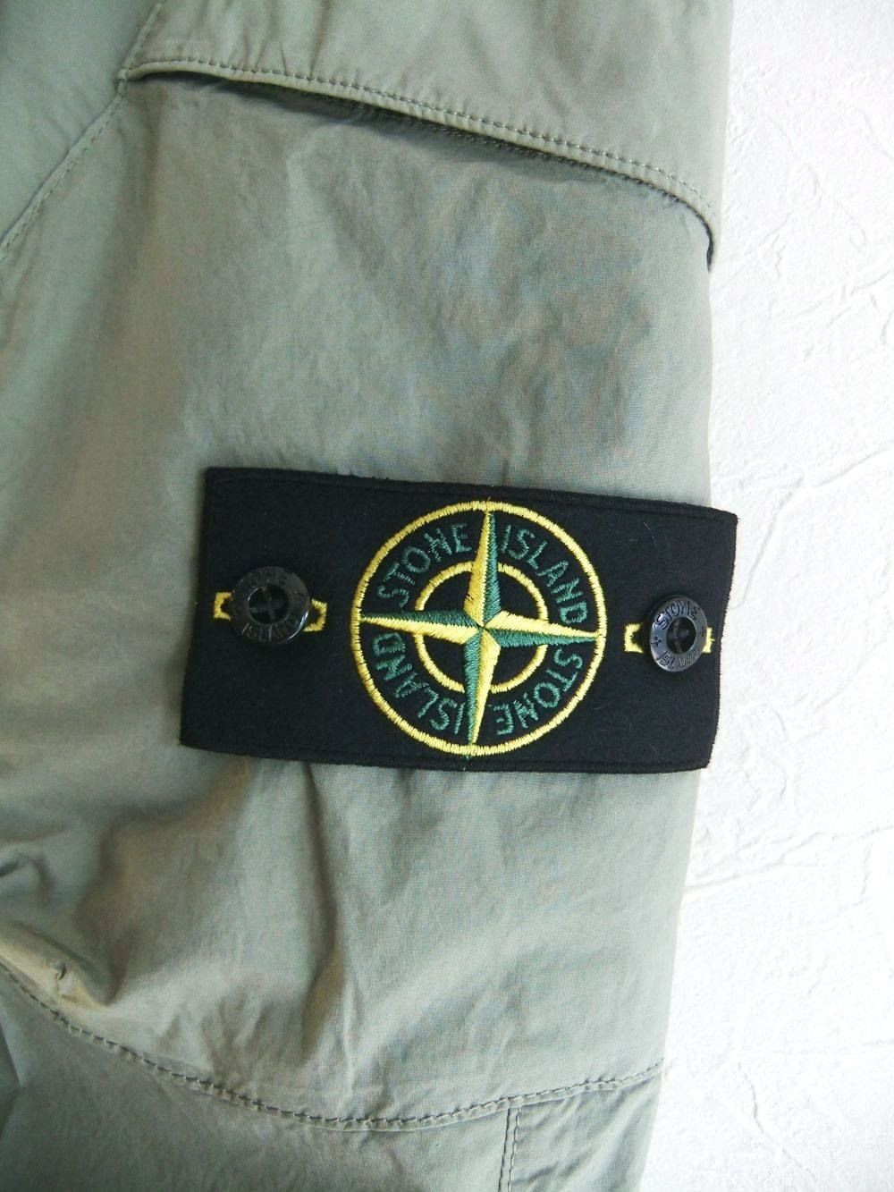 STONE ISLAND - コットンストレッチワークパンツ (SALVIA) 701532203