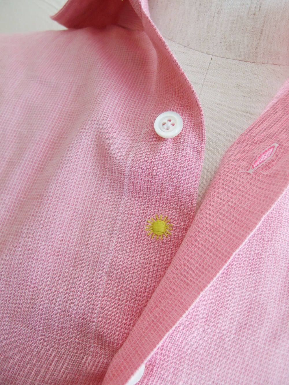 コットン  シャツ (PINK)  AG16630V84