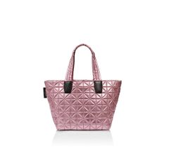 VEE TOTE 2WAY スモール トートバッグ  (ピンク メタリック)