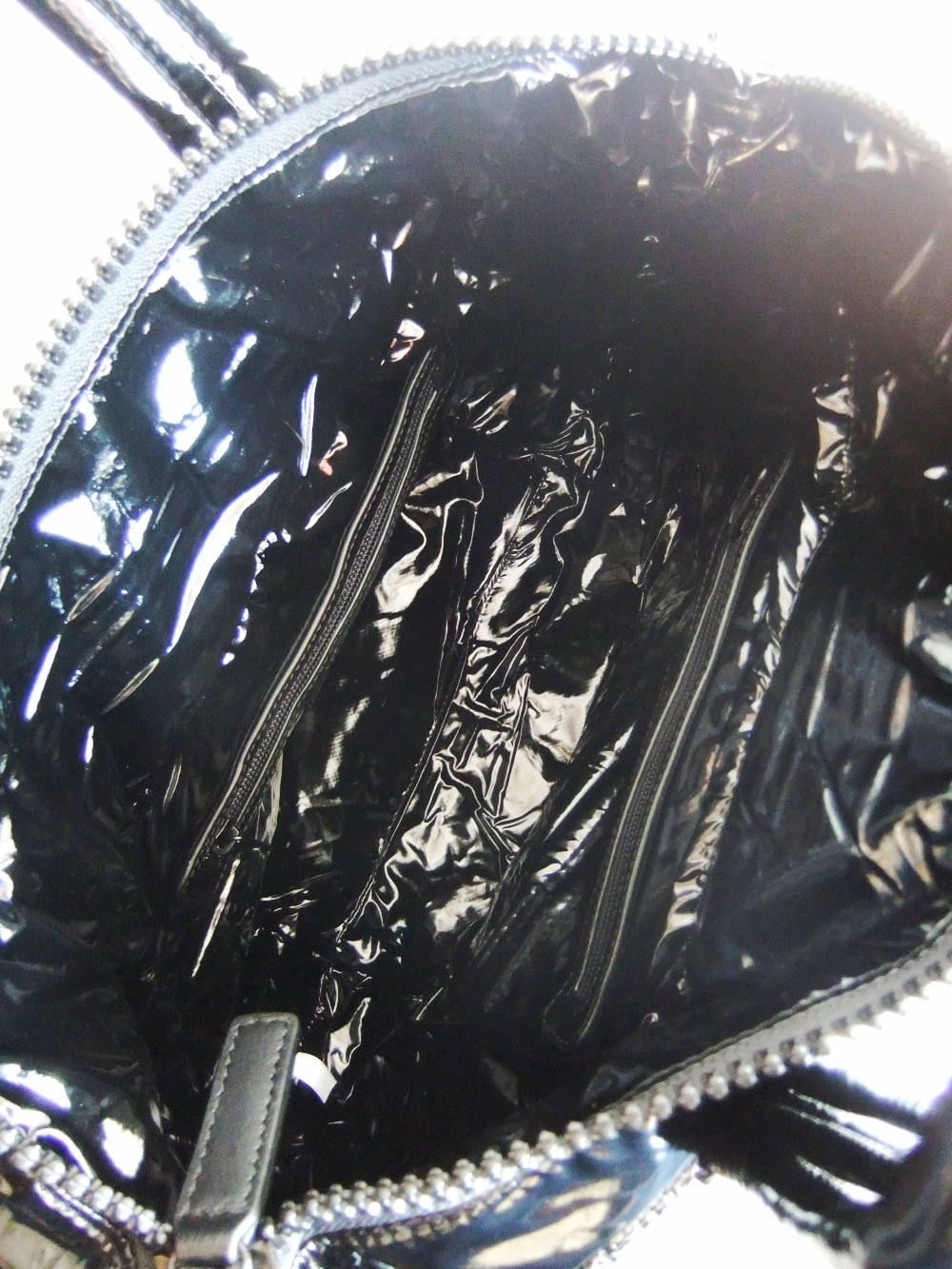 VEE TOTE 2WAY スモール トートバッグ  (ブラック ビニール)