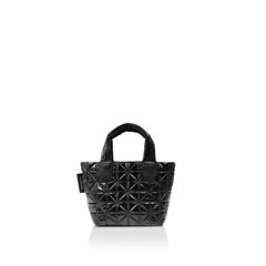 VEE TOTE 2WAY ミニ トートバッグ  (ブラック ビニール)