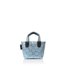 VEE TOTE 2WAY ミニ トートバッグ  (ブルー メタリック)