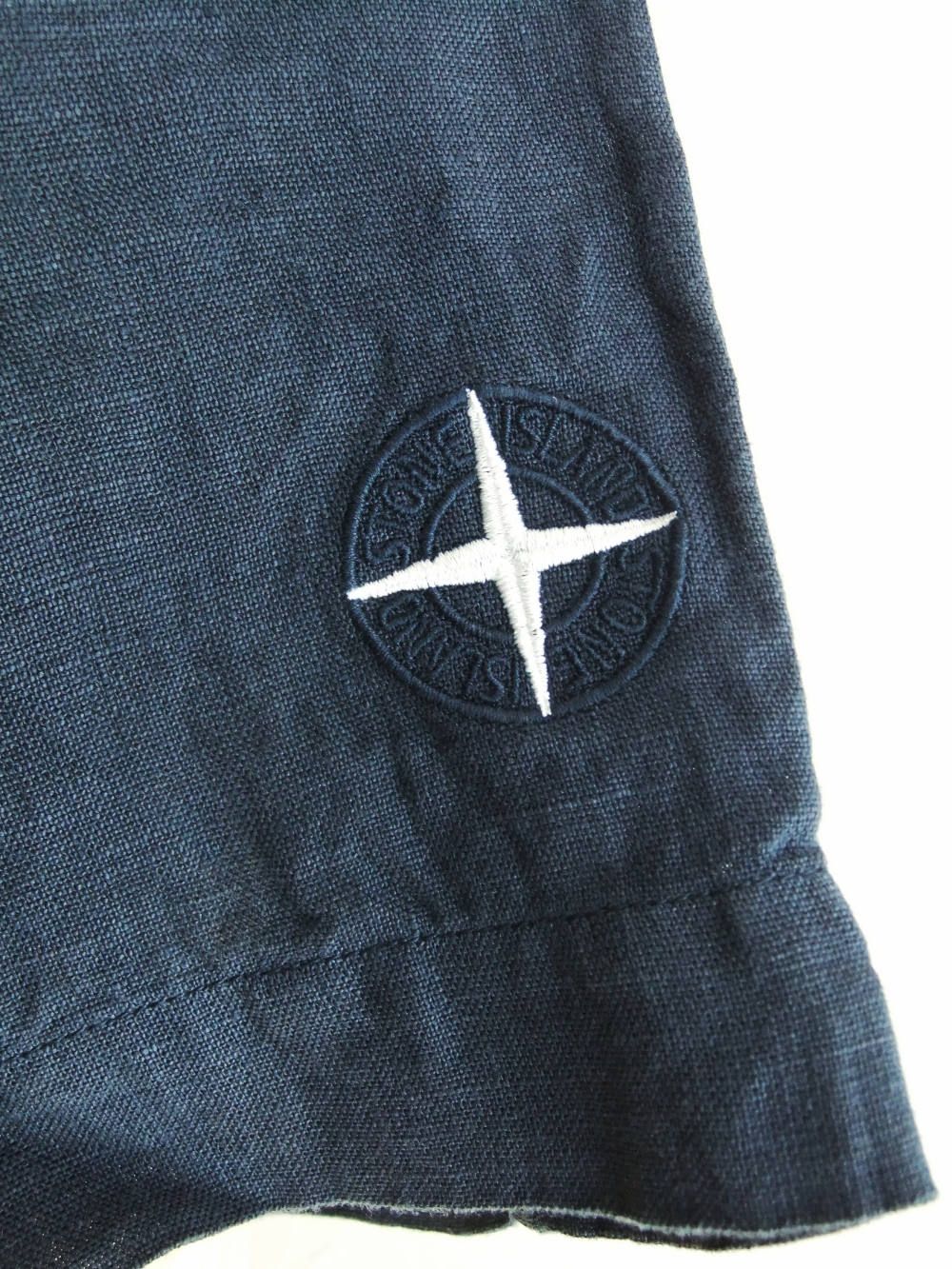 FISSATO DYE TREATMENT リネンガーメントダイ シャツ (NAVY) 701511501