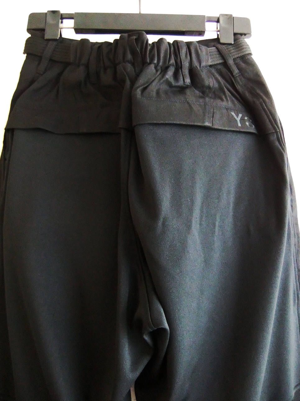 Y-3M PPRCTN MAT MIX PANT レイヤード パンツ