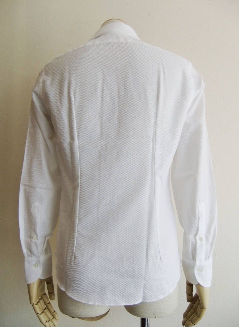 コットン ワッフル織 シャツ (WHITE)  AG17230V84
