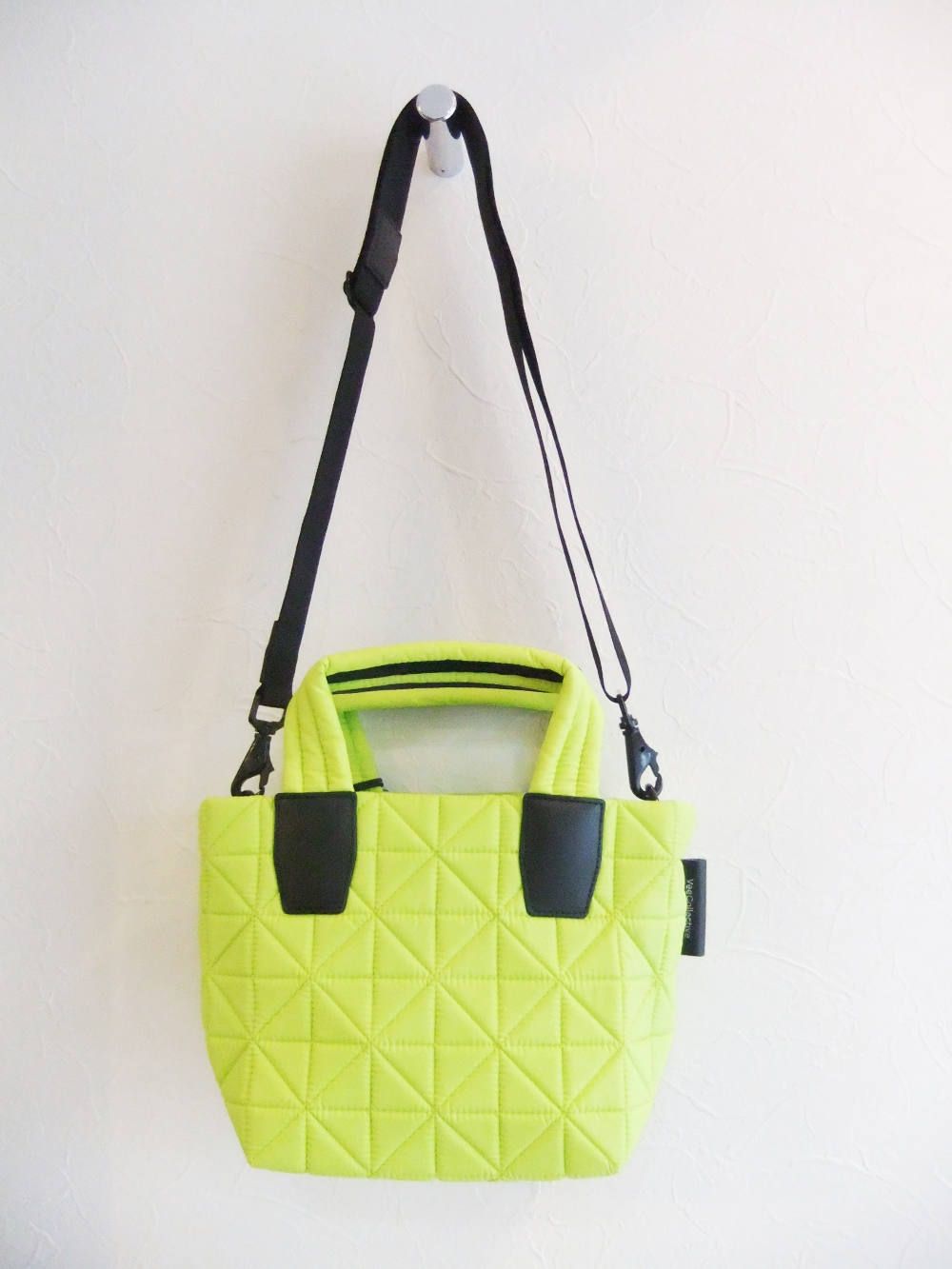 VEE TOTE 2WAY ミニ トートバッグ  (ネオン ライム)