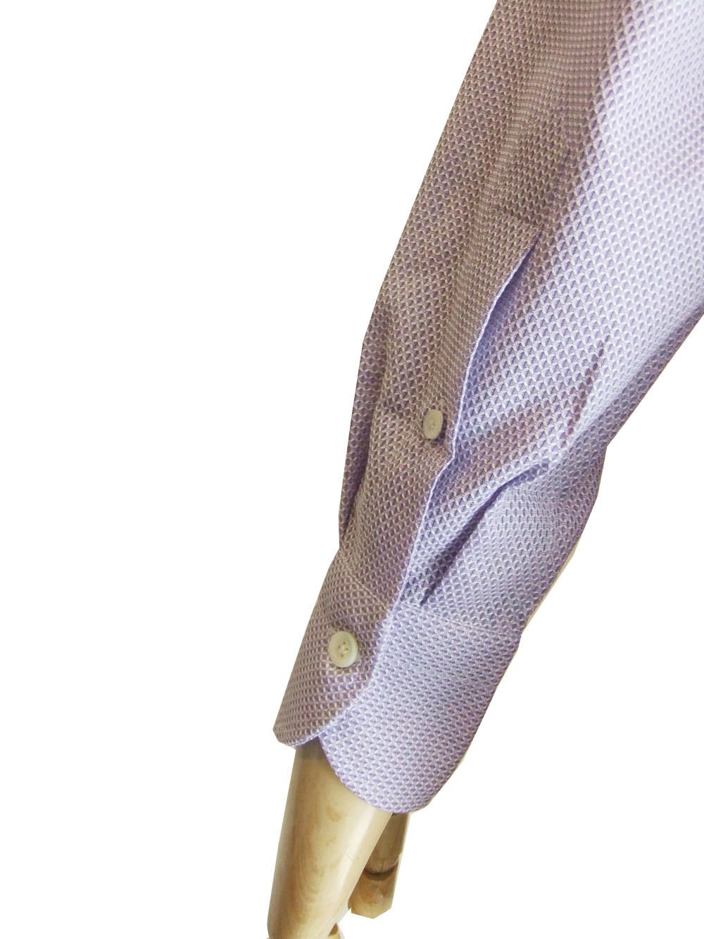 コットン ワッフル織 シャツ (PURPLE)  AG17230V84