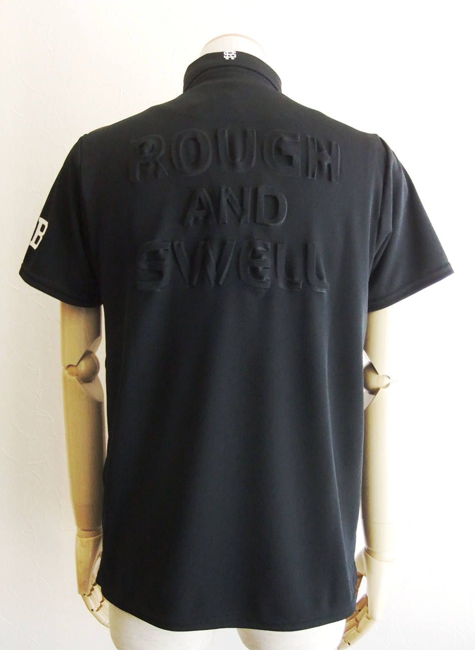 BUMP POLO (BLACK) 鹿の子半袖ポロシャツ
