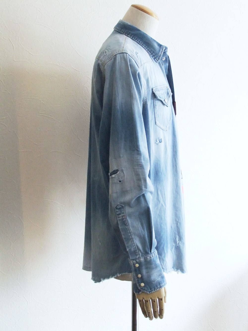 ボタニカル ミリタリー デニムシャツ BOTANICAL WASH MILITALY SHIRT   S71DM0291