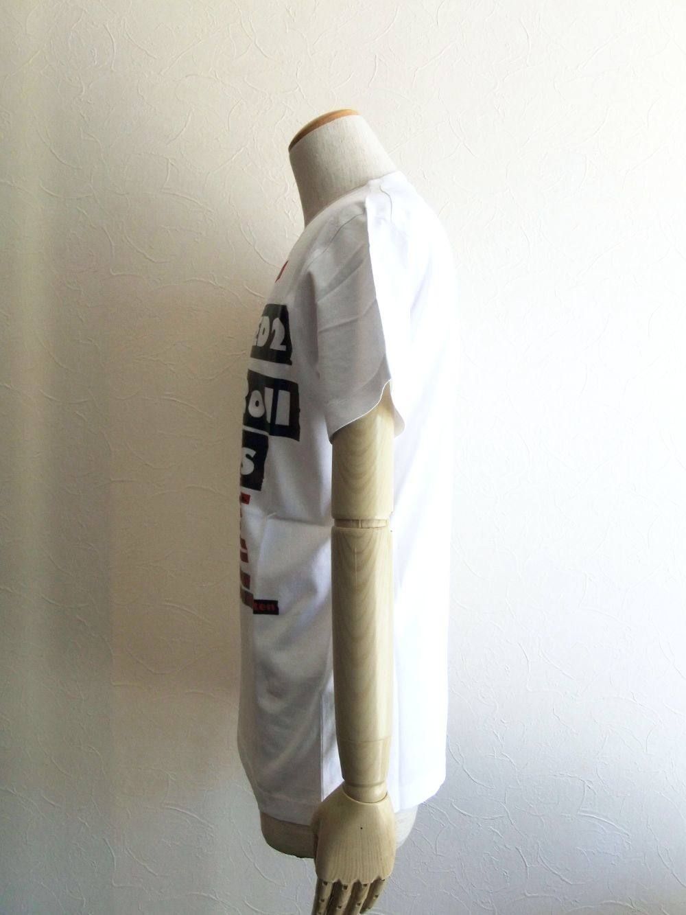 Dsquared2☆プリント入りコットンTシャツ DSQUARED2 Horror Printed Cotton T-shirt White Dsquared2