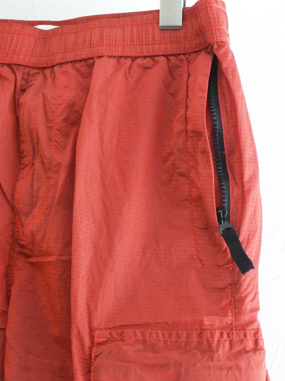 NYLON METAL RIPSTOP H/PANTS (ORANGE) ナイロンメタルハーフパンツ   7015L1017