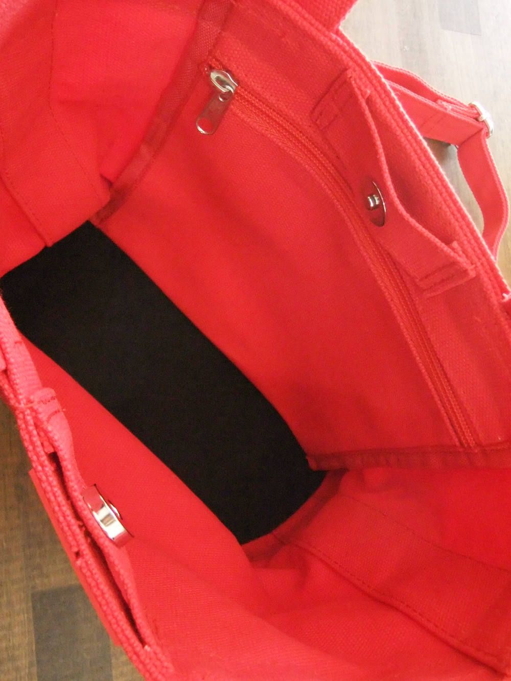 キャンバス トートバッグ C-TYPE  (レッド)