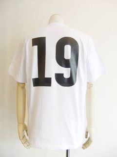 19 ロゴプリント コットン T-シャツ