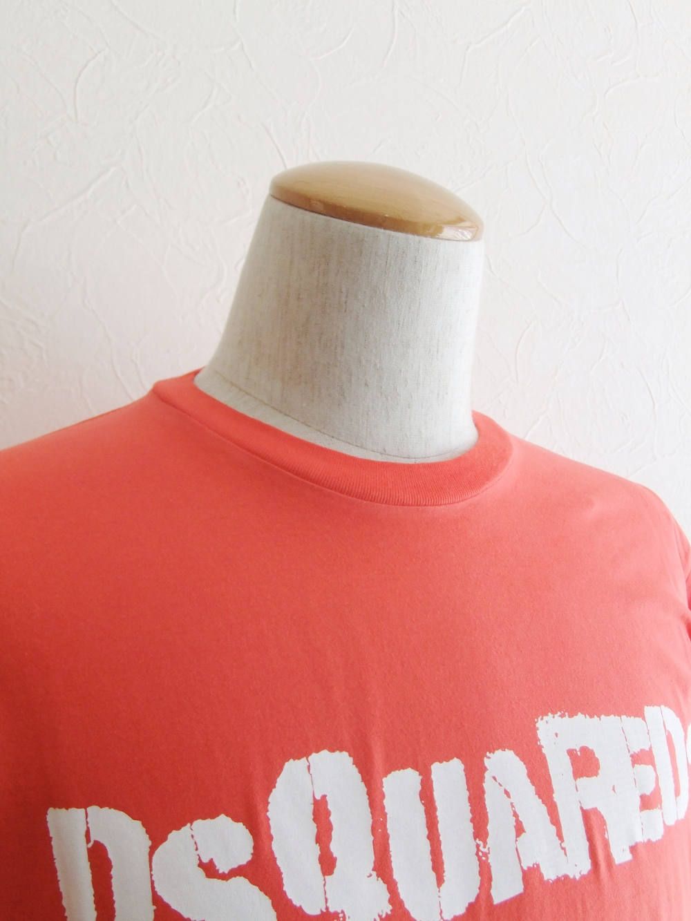 D2 ロゴプリント T-SHIRT (RED)  Negative Dyed  Cool Fit  S74GD0494