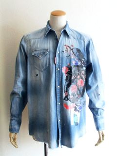 ボタニカル ミリタリー デニムシャツ BOTANICAL WASH MILITALY SHIRT   S71DM0291