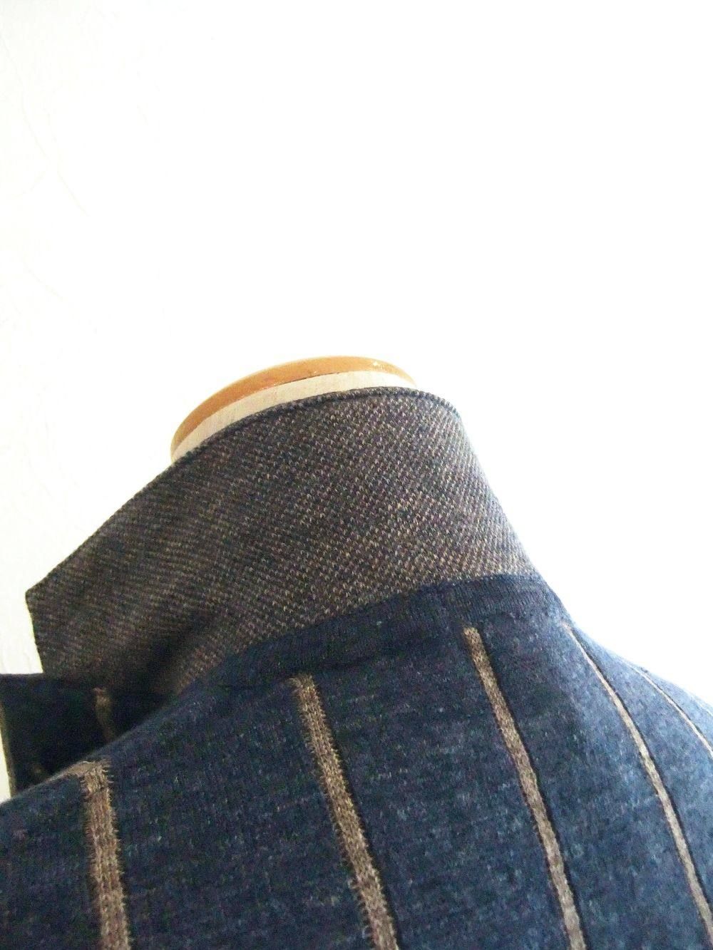 リネン ピークドラペル2Bジャケット