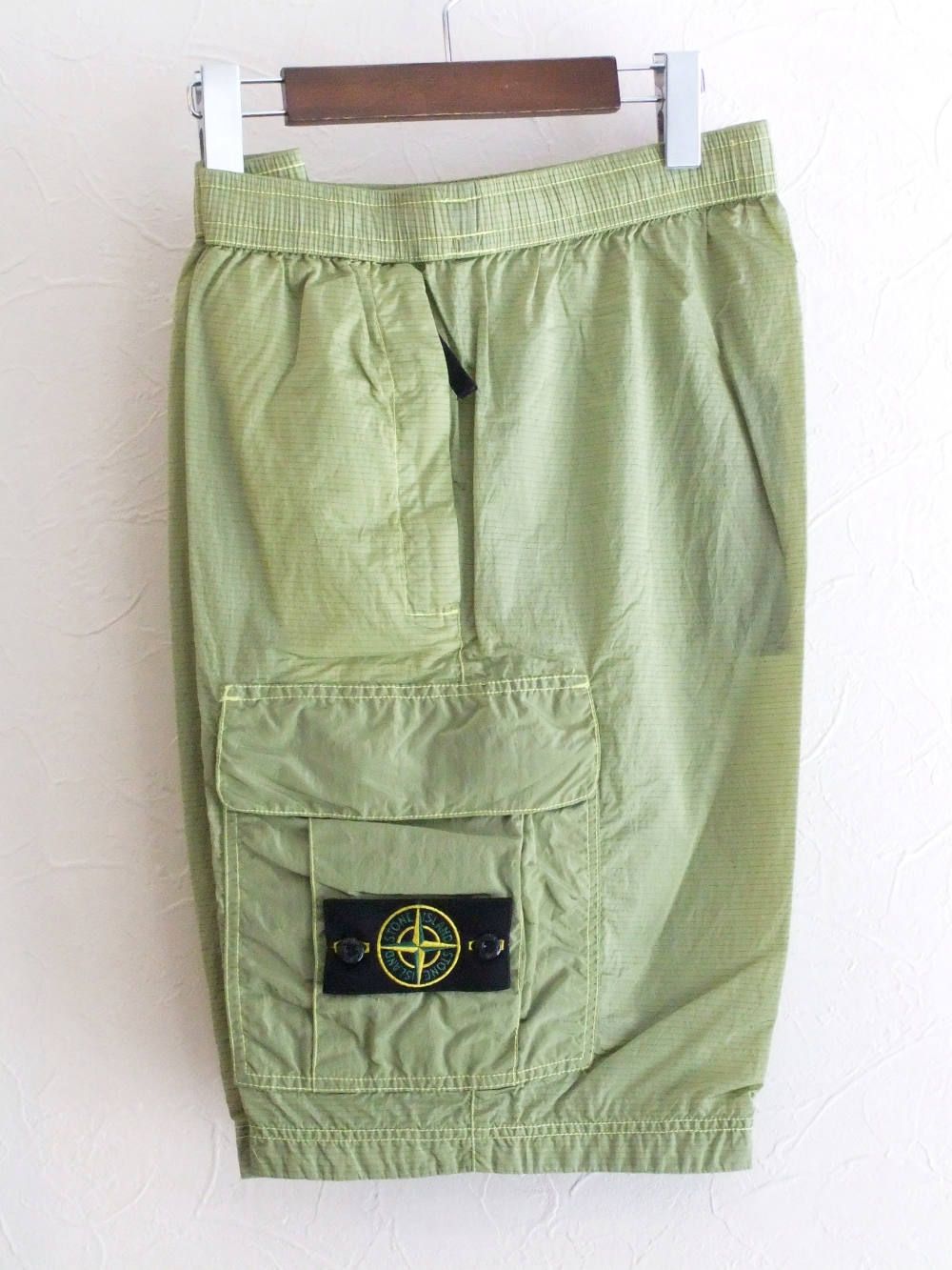 STONE ISLAND - NYLON METAL RIPSTOP H/PANTS (LEMON) ナイロンメタル