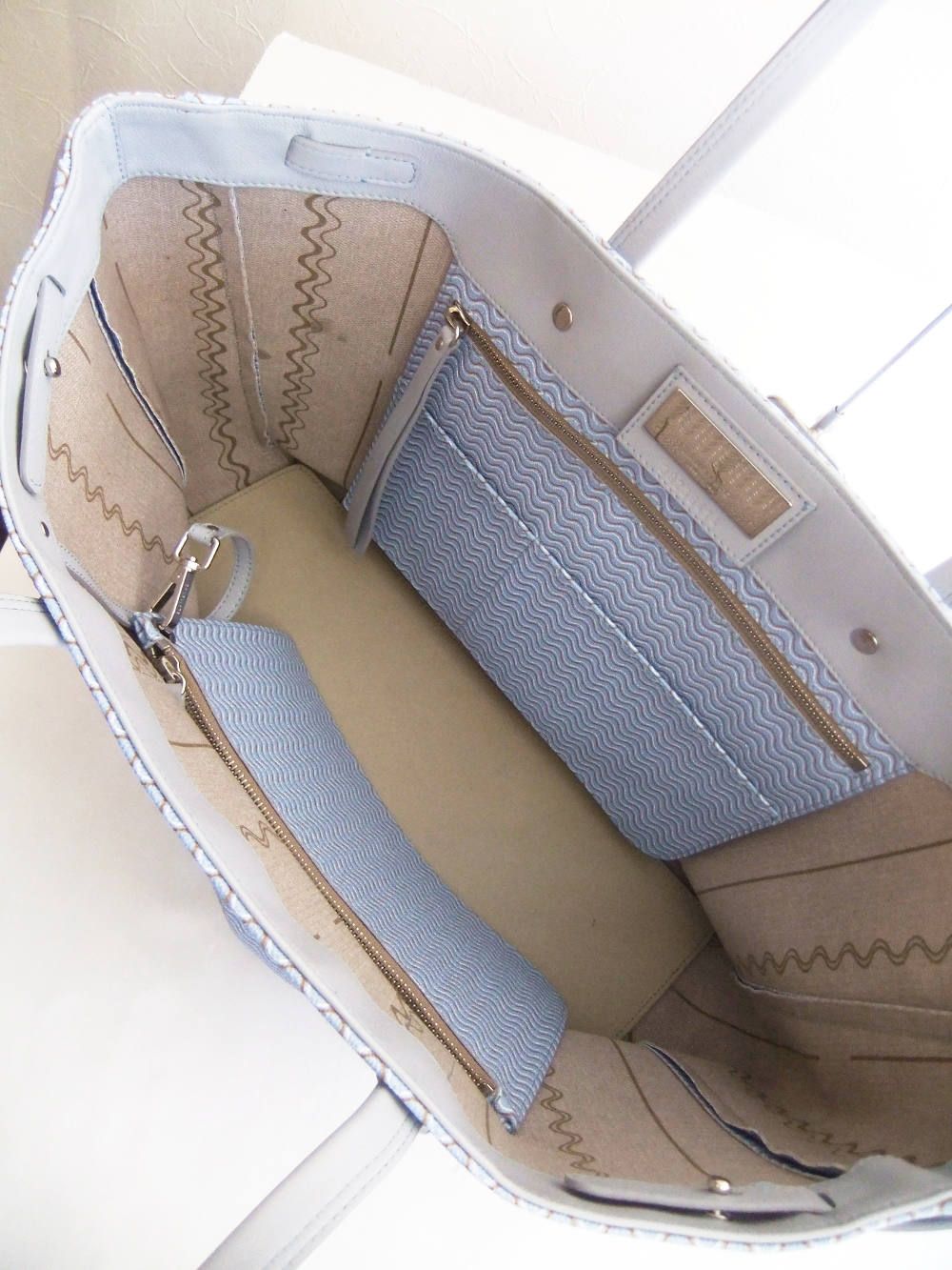 DUO GRAND TOUR BLANDINE GT  トートバッグ  Mサイズ (BLUE)