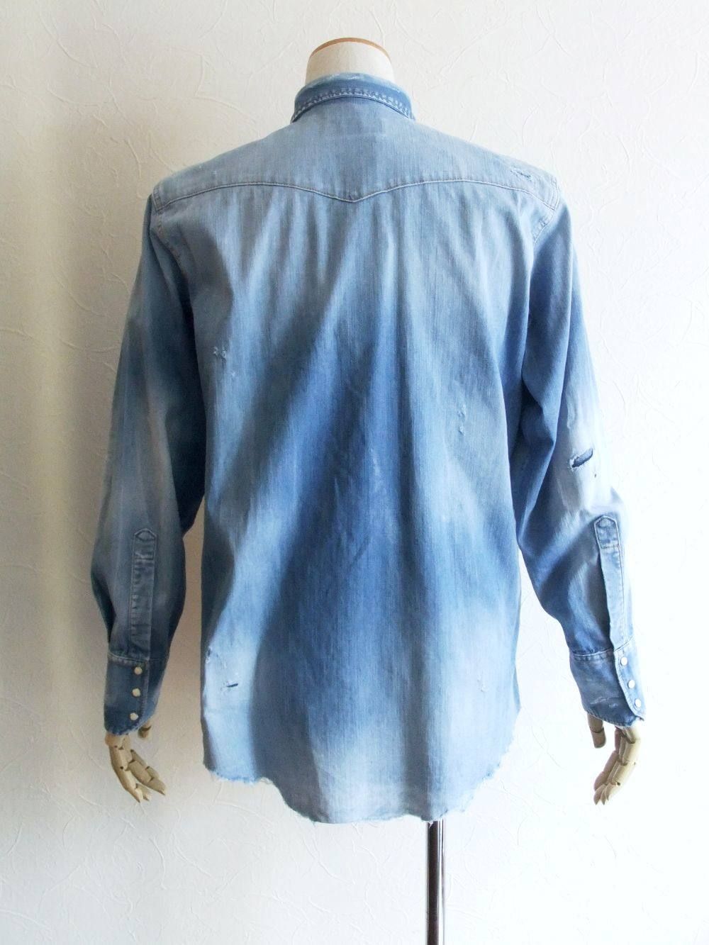 ボタニカル ミリタリー デニムシャツ BOTANICAL WASH MILITALY SHIRT   S71DM0291