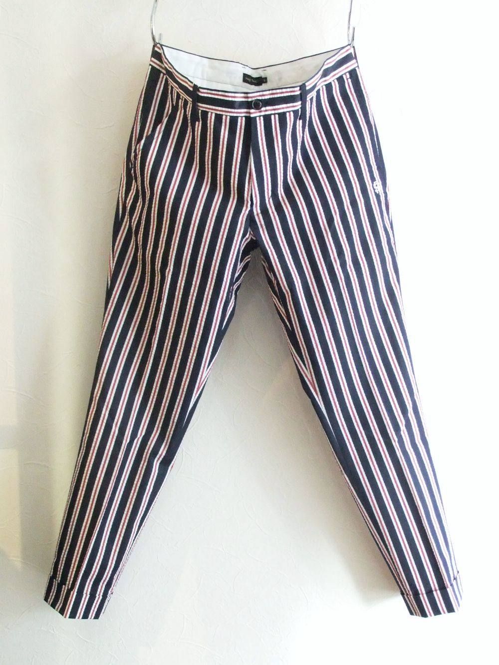 DIXIE PANTS  ストレッチ ストライプ柄パンツ