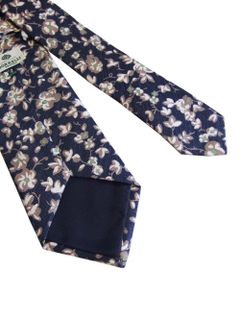 フラワープリント   (NAVY)